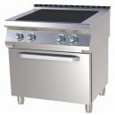 SPLT 780/21 E | Electric range with 4-piece plate and electric static oven