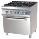 SPT 780/21 G | Gas range with 4 burner and gas static oven