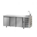 TF03MIDGNL C31C22C | Hladni radni sto sa 3 vrata i elementom za pranje ruke