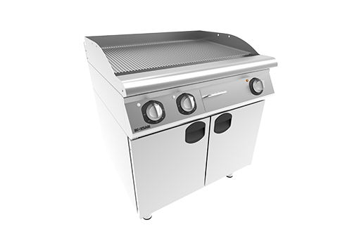7IE 21 | Electric grill with ribbed plate