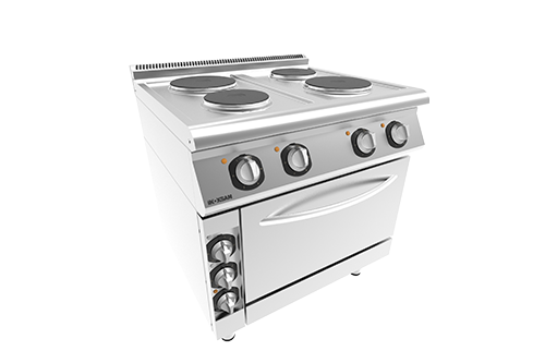 7KE 23 | Electric range with 4 plates and oven