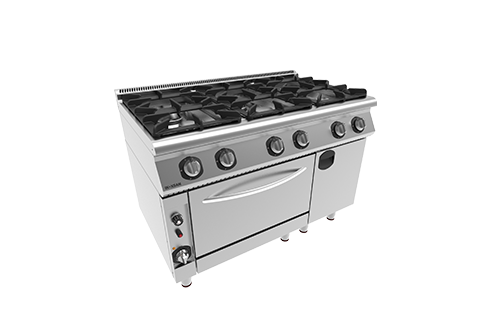 7KG 33 | 6 plate gas burner with oven