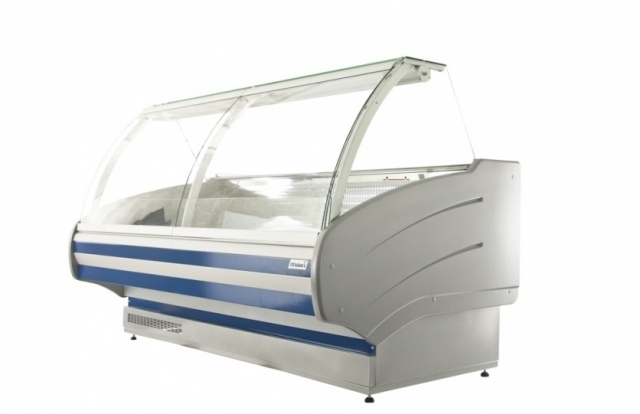 WCHLUX 3.0/1.2 - Counter with curved glass on telescopic system