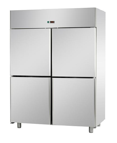 A414EKOPP | 4 door stainless steel refrigerator GN 2/1