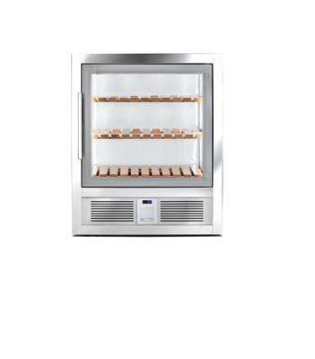 WSM 270 G - RLC | Ugradni frižider sa staklenim vratima za suvo zrenje mesa