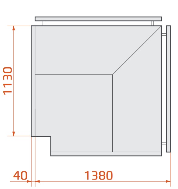 LCT Tucana 02 REM EXT90 | External corner counter