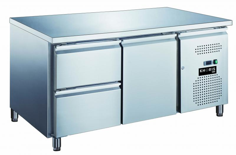 KH-GN2110TN | Refrigerated worktable with 1 door, 2 drawers