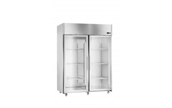 GASTRO C1400 INOX | Inox refrigerator with double doors