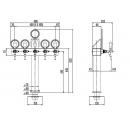 Tower T | 5 taps beer tower