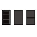 TC BBCL3 (DCL-222 MU/VS) | Bar cooler 3 solid doors