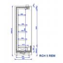 RCH 5 REM - 0.7 | Zidna rashladna vitrina