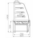 WCHCN 1,4 | Confectionery counter with wooden cover