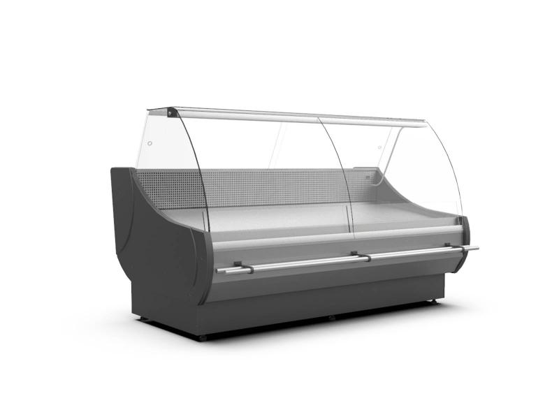 WCh-7 1,3 OFELIA | Refrigerated counter with curved glass