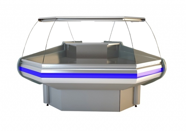 NCHIZ 1,3/1,1 - Curved glass external corner counter (90°)