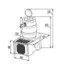SOUDEK 1/8 HP | Barrel-like single coiled beer cooler (CO2)