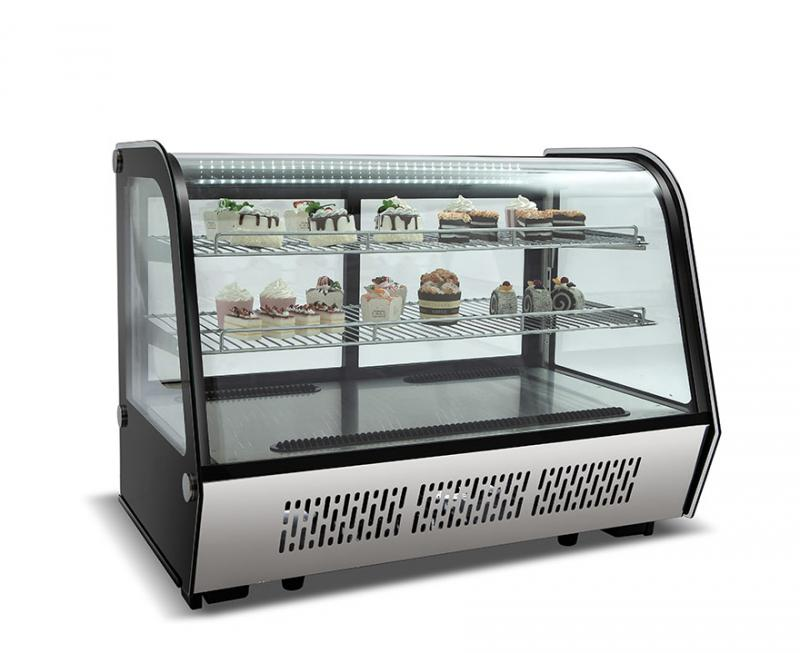 CW-160 | Display cooler with curved glass display