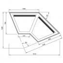 C-1 CL NZ/90/NE CARMELLA Neutral external corner counter (90°)