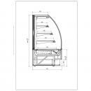 C-1 VN/Z 120/GR VIENNA Heated display counter