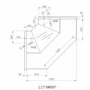 LCT Tucana 01 INT90 - Internal corner counter 90°