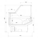 L-1 MD/W/SP 250/110 Modena | Refrigerated counter remote