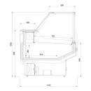 L-1 MD/G/SP 250/110 Modena | Rashladna vitrina sa ugrađenim agregatom