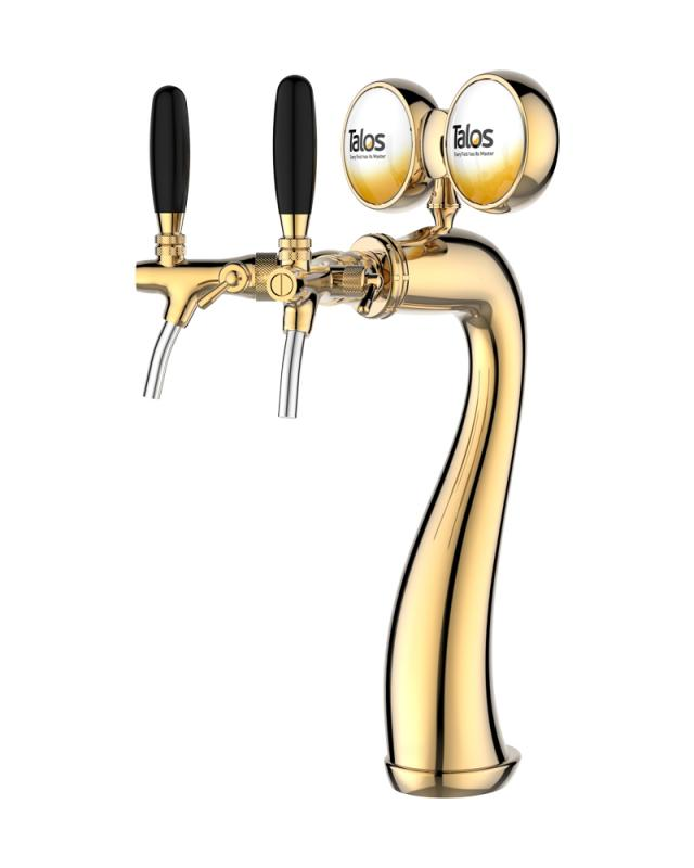 Goose | 2 ways beer tower without taps with medal - gold