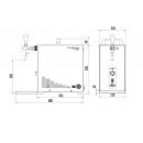 Lindr PYGMY 20/K Green Line - Dry contact one coiled beer cooler with built-in air compressor