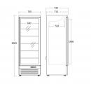DF560BC | zamrzivač sa staklenim vratima