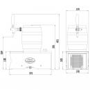 SOUDEK 1/8 HP | Barrel-like single coiled beer cooler (CO2)