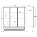 DF 1563 BD | Zamrzivač sa staklenim vratima