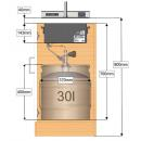 PYGMY Pro Kitchen Green Line | Ugradna točilica sa suvim vazdušnim hlađenjem