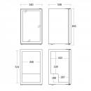 DC 126 BB | Glass door cooler