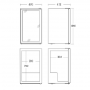DC98BB | Glass door cooler