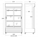 SD 1002 SLE | Display refrigerator