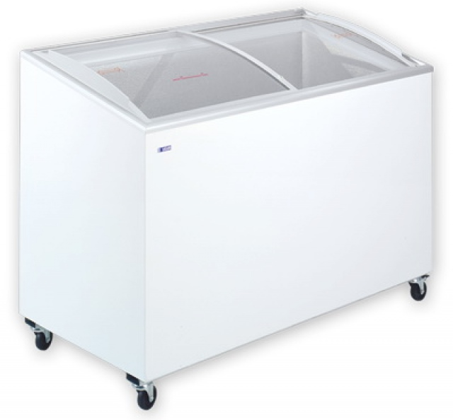UDD 500 SCEB (KH-CF500 SCEB) Chest freezer with slanting, sliding and convexed glass door