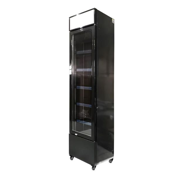 LGS-160F | Glass door cooler - black