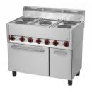SPT-90/5 ELS | 5 hotplate electronic oven with heater