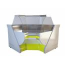 NCHSNW 1,4 | Curved glass internal corner counter (90°)