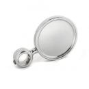 Round medal chrome plated